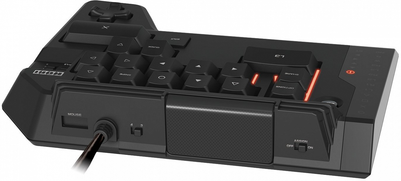 Hori T.A.C.4 (PS4-008E) - игровая мышь и кейпад для PS4 (Black) купить в интернет-магазине icover