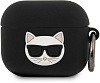 Чехол Karl Lagerfeld Silicone Case (KLACA3SILCHBK) для AirPods 3 (Black) купить в интернет-магазине icover