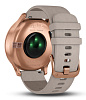 Умные часы Garmin Vivomove HR Premium 127-204 mm 010-01850-09 (Rose Gold/Gray Suede) купить в интернет-магазине icover