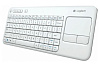 Logitech Wireless Touch K400 (920-005931) - беспроводная клавиатура с тачпадом (White) купить в интернет-магазине icover
