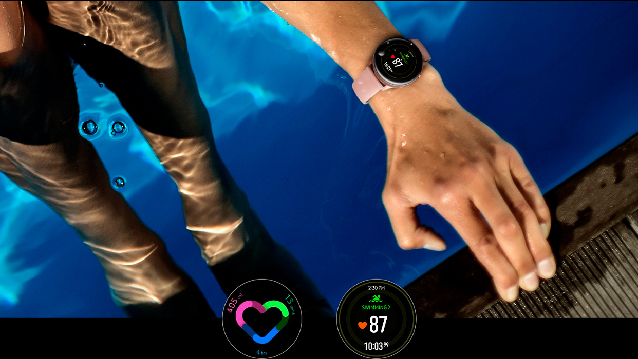 Умные часы Samsung Galaxy Watch Active SM-R500NZKASER (Black) купить в интернет-магазине icover