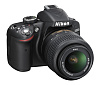 Фотоаппарат Nikon D3200 Kit (D3200 Body Black + 18-55 VRII Black + 55-300VR Black) купить в интернет-магазине icover