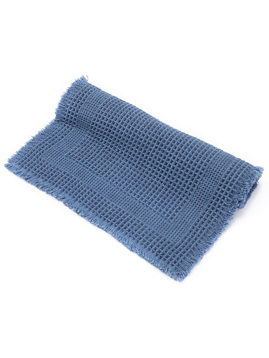 Коврик вафельный для ванной Ridberg 90x60 см (Blue rectangle) купить в интернет-магазине icover