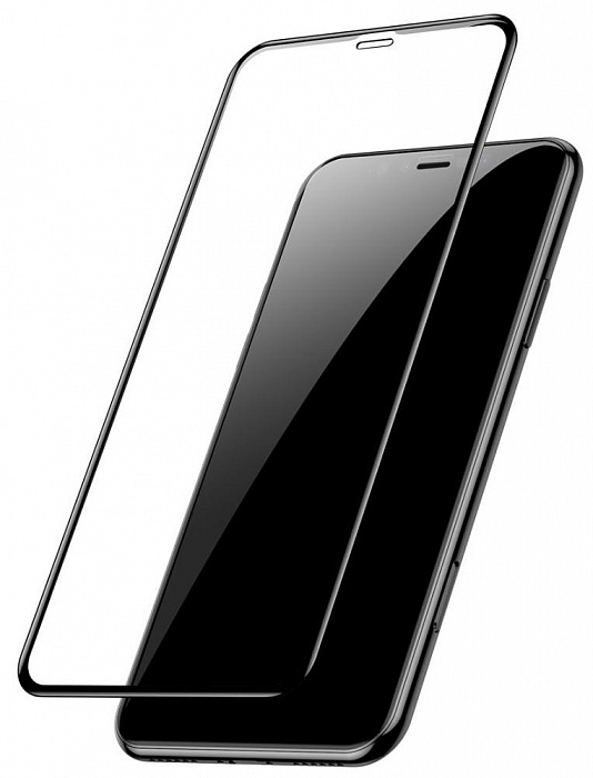 Защитное стекло Baseus Arc-Surface Tempered Glass Film 0.2mm (SGAPIPH61-HE01) для iPhone 11/XR (Black) купить в интернет-магазине icover