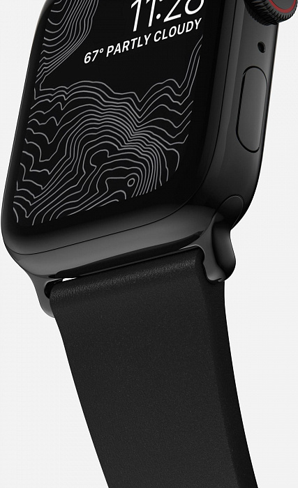 Ремешок Nomad Modern Slim Strap (NM10J1B000) для Apple Watch 38/40 mm (Black) купить в интернет-магазине icover