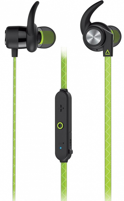 Спортивные беспроводные наушники Creative Outlier Sports (Green) купить в интернет-магазине icover