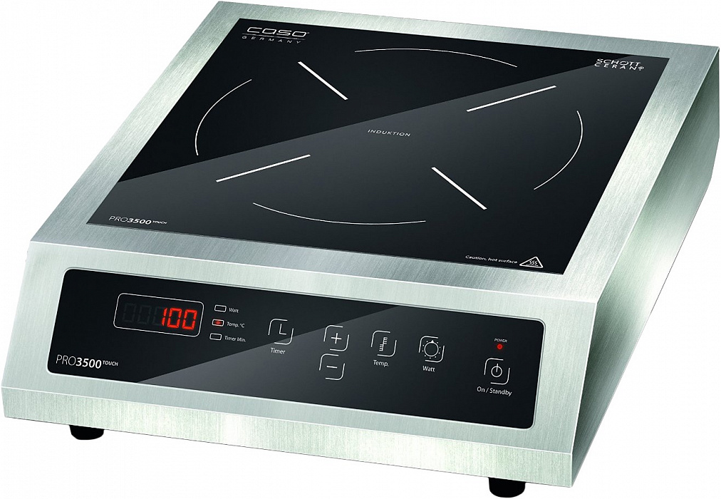 Настольная индукционная плитка Caso Pro 3500 Touch (Silver/Black) купить в интернет-магазине icover