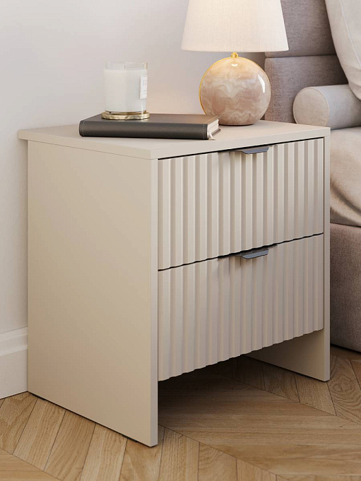 Тумба RIDBERG LUGANO 2Я 2 шт (Cashmire/Black) купить в интернет-магазине icover