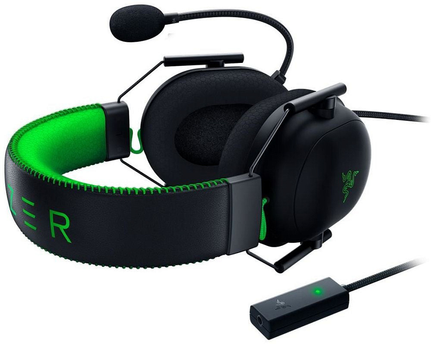Игровая гарнитура Razer BlackShark V2 Special Edition RZ04-03230200-R3M1 (Black/Green) купить в интернет-магазине icover