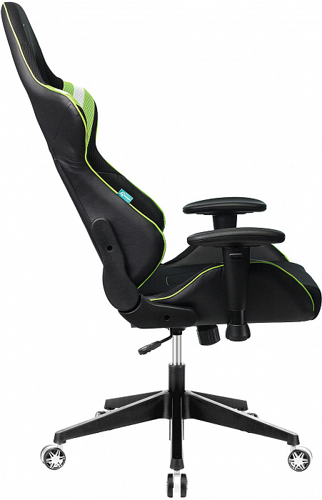 Игровое кресло Бюрократ Zombie VIKING 4 AERO (Black/Light Green) купить в интернет-магазине icover