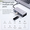 USB-концентратор Baseus Square Desk VGA CATXF-A0G (Deep Grey) купить в интернет-магазине icover
