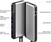 Хаб Alogic USB-C Super Dock 10-in-1 U2CSH-SGR (Space Grey) купить в интернет-магазине icover