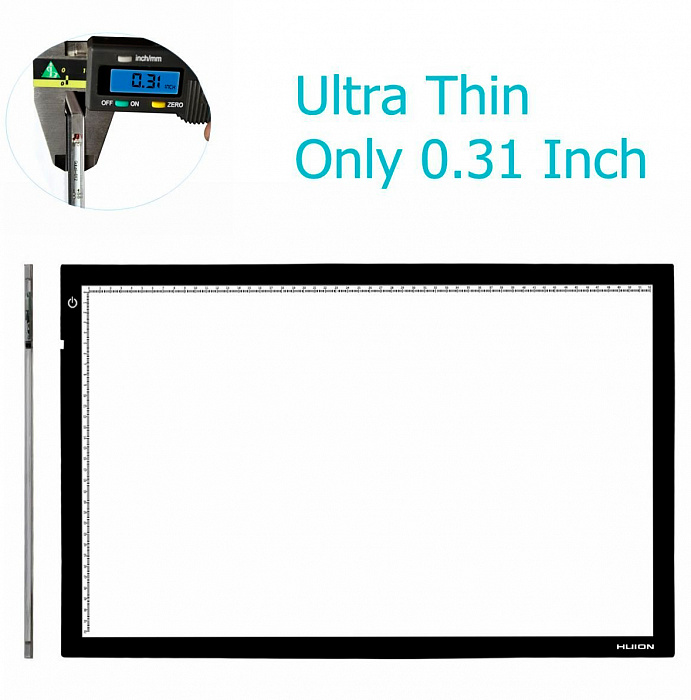Светокопировальный планшет Huion A4 (Black) купить в интернет-магазине icover