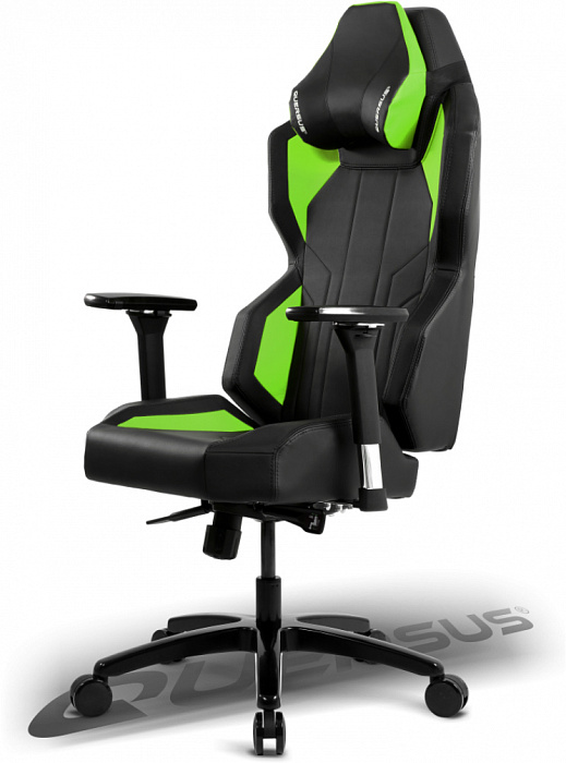 Игровое кресло Quersus Geos G702/XG (Black/Green) купить в интернет-магазине icover