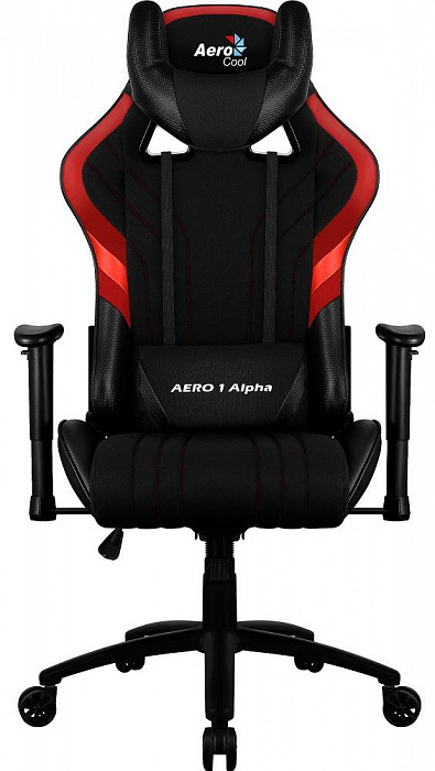 Игровое кресло Aerocool AERO 1 Alpha (Black/Red) купить в интернет-магазине icover