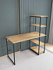Стол-стеллаж лофт RIDBERG MEMPHIS (Oak/Black) купить в интернет-магазине icover