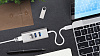 USB-концентратор Satechi Aluminum USB 3.0 Hub & Ethernet ST-TC2N1USB31AS (Silver) купить в интернет-магазине icover