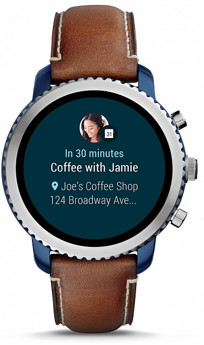 Умные часы Fossil Q Gen 3 Explorist (Blue/Brown) купить в интернет-магазине icover