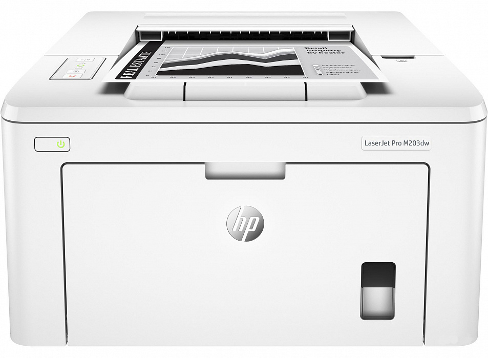 HP LaserJet Pro M203dw (G3Q47A) - лазерный принтер (White) купить в интернет-магазине icover