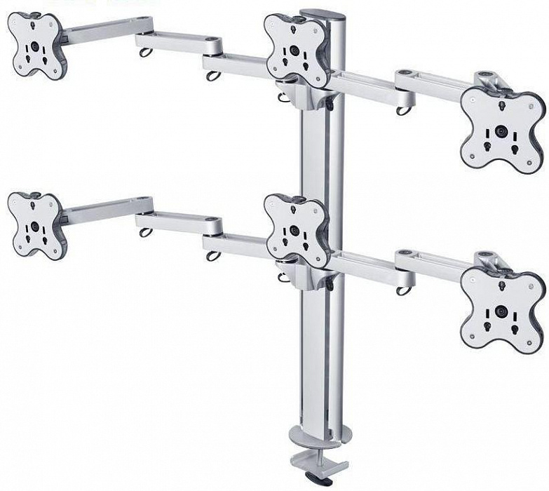 Кронштейн ErgoFount BTFS-603G для 6 мониторов 24'' (Silver) купить в интернет-магазине icover