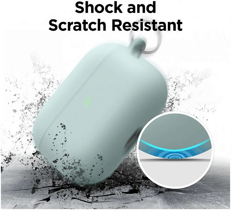 Чехол Elago Liquid Hang Case (EAPPRH-HANG-MT) для AirPods Pro (Mint) купить в интернет-магазине icover