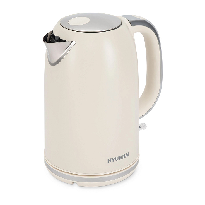 Чайник электрический Hyundai HYK-S9900 1.7л 2200Вт (Milky/Silver) купить в интернет-магазине icover