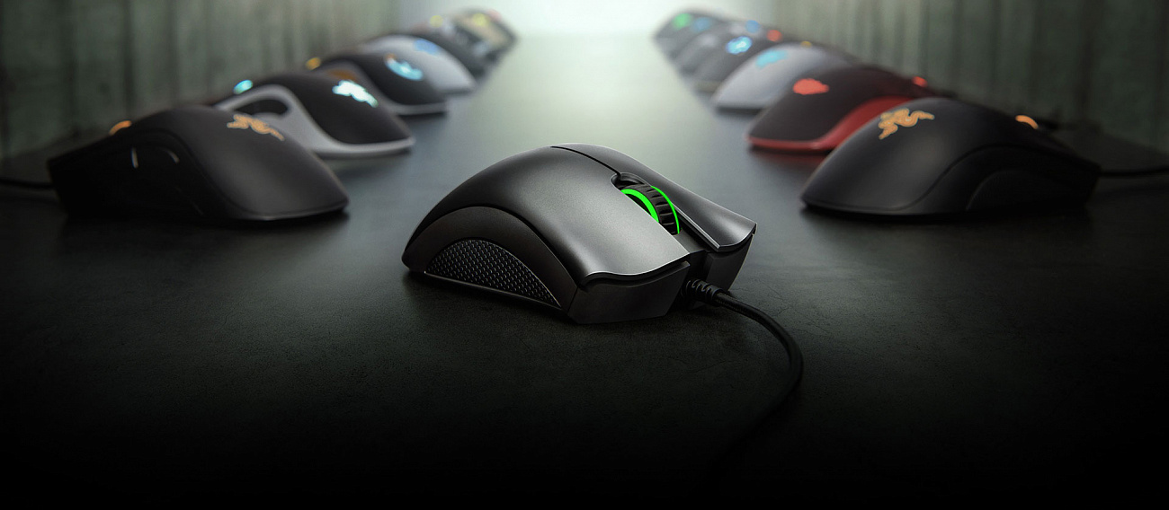 Игровая мышь Razer DeathAdder Essential 2021 RZ01-03850100-R3M1 (Black) купить в интернет-магазине icover