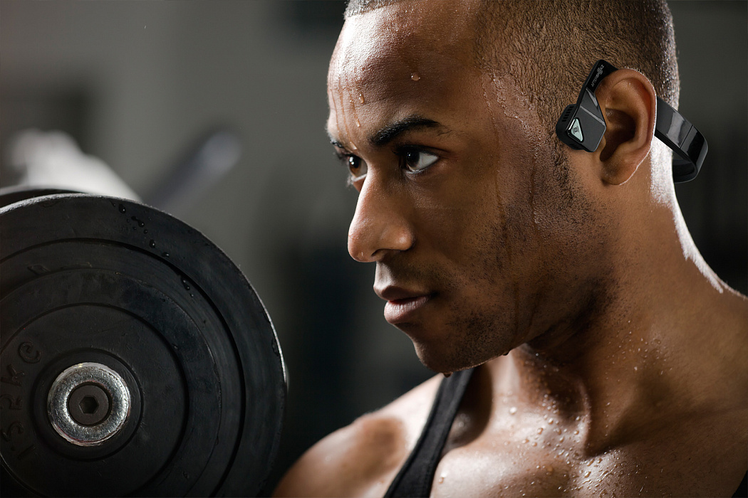 AfterShokz Bluez 2S - беспроводные вибрационные наушники (Black) купить в интернет-магазине icover