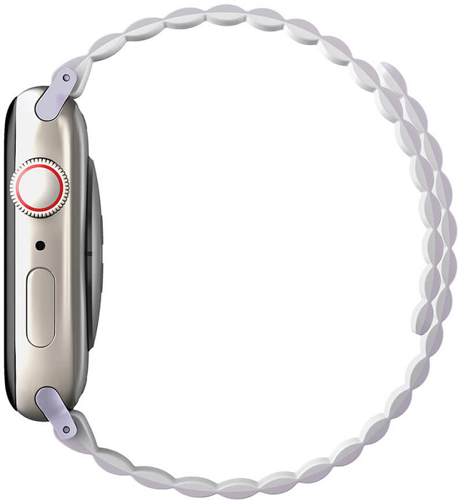 Ремешок Uniq Revix reversible Magnetic (45MM-REVLILWHT) для Apple Watch 42/44/45 mm (Lilac/White) купить в интернет-магазине icover