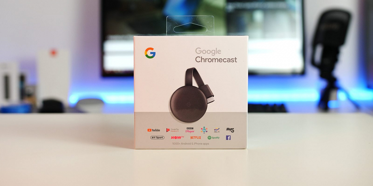 Медиаплеер Google Chromecast 2018 (Black) купить в интернет-магазине icover