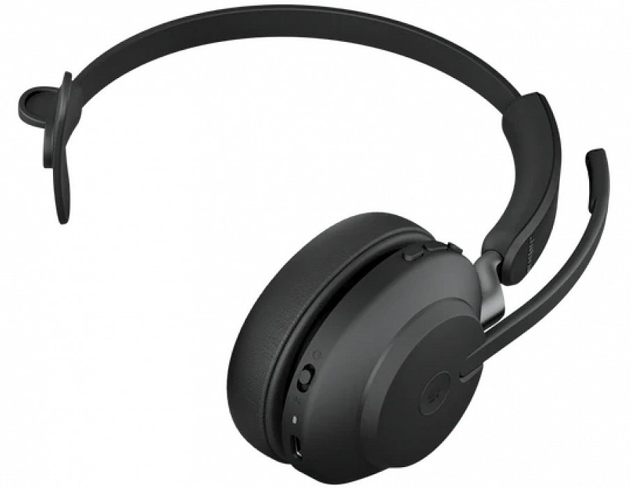 Гарнитура Jabra Evolve2 65 Link380c MS Mono 26599-899-899 (Black) купить в интернет-магазине icover