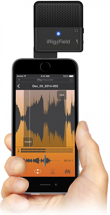 Конденсаторный микрофон IK Multimedia iRig Mic Field для iOS-устройств (Black) купить в интернет-магазине icover