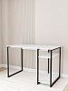 Стол письменный с полкой для ПК RIDBERG GILBERT (White/Black) купить в интернет-магазине icover