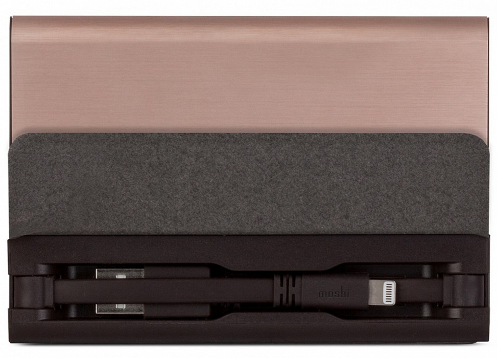 Портативный аккумулятор Moshi IonBank 5K 5150mAh 99MO022125 (Bronze) купить в интернет-магазине icover