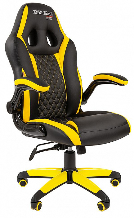 Игровое кресло Chairman Game 15 (Black/Yellow) купить в интернет-магазине icover