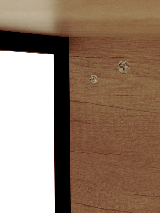 Стол двойной лофт RIDBERG DETROIT (Dark Oak) купить в интернет-магазине icover
