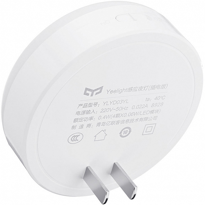 Ночник Xiaomi Mijia Yeelight Wall plug (White) купить в интернет-магазине icover