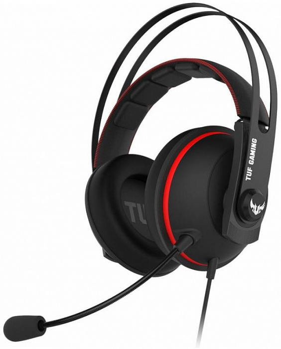 Игровая гарнитура Asus TUF Gaming H7 Core 90YH01QR-B1UA00 (Red) купить в интернет-магазине icover