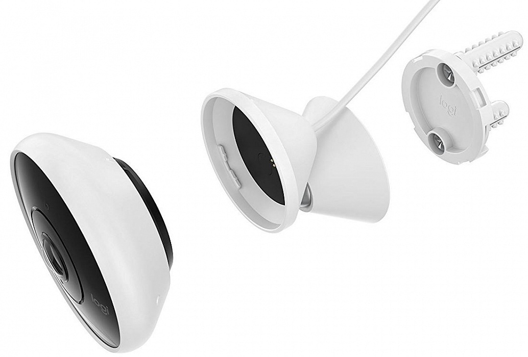 Камера Logitech Circle 2 Wired для наблюдения за домом и улицей (White) купить в интернет-магазине icover