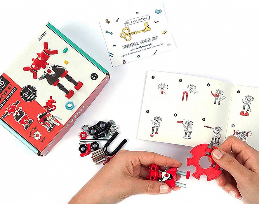Конструктор Fat Brain Toys The Offbits ArtBit (OB0404) купить в интернет-магазине icover