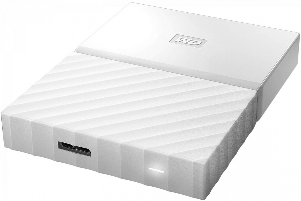 Внешний жесткий диск Western Digital My Passport 2.5" USB 3.0 2Tb HDD WDBLHR0020BWT-EEUE (White) купить в интернет-магазине icover