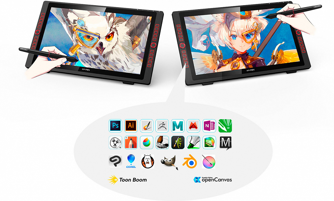 Графический планшет XP-Pen Artist22R Pro 21.5" (Black) купить в интернет-магазине icover