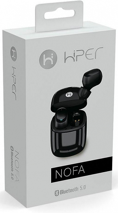 Bluetooth-наушники с микрофоном HIPER TWS Nofa (Black) купить в интернет-магазине icover