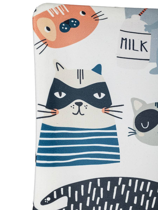 Кресло Domfy DK X-ROOM ткань/пластик (White/Cats) купить в интернет-магазине icover