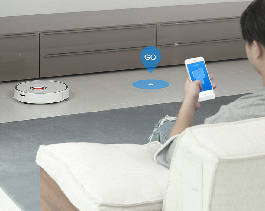 Робот-пылесос Xiaomi Mi Roborock Sweep One S50 (White/Grey) купить в интернет-магазине icover
