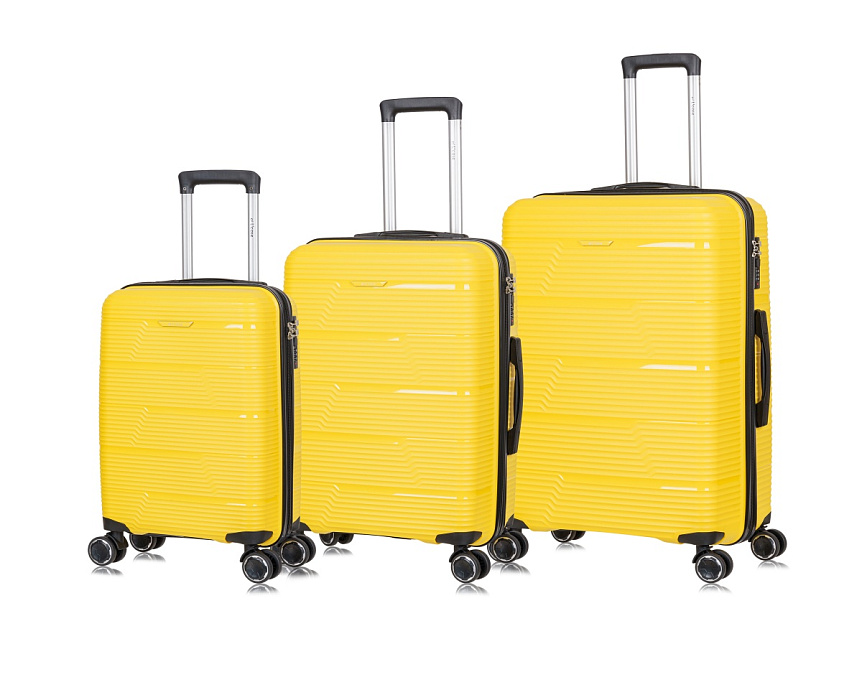 Чемодан L'Case Manila (Yellow) размер M купить в интернет-магазине icover
