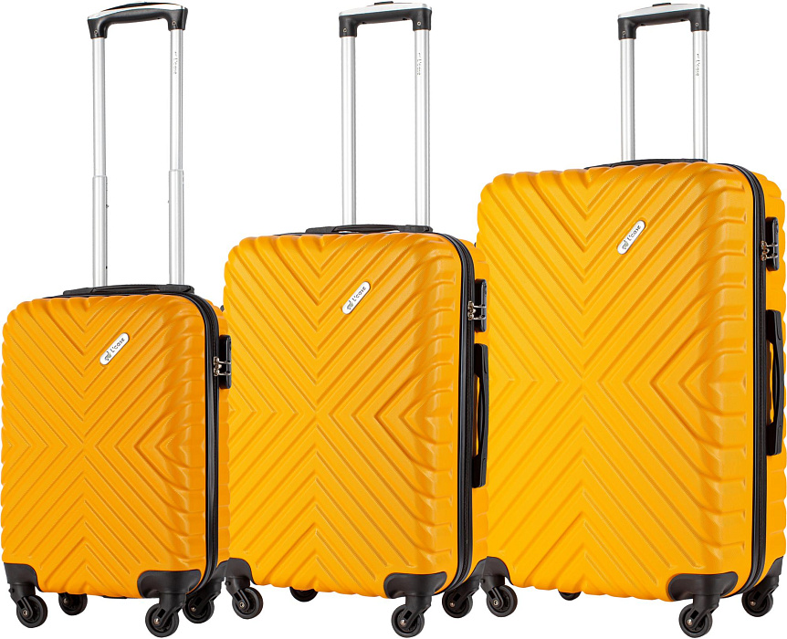 Чемодан L'Case New Delhi размер L (Orange)  купить в интернет-магазине icover