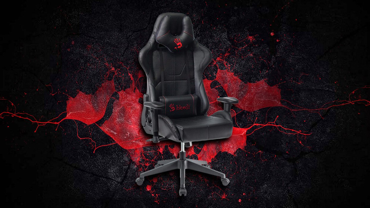 Игровое кресло A4Tech Bloody GC-500 (Black) купить в интернет-магазине icover