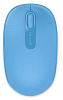 Microsoft Wireless Mobile Mouse 1850 (U7Z-00058) - беспроводная мышь (Cyan Blue) купить в интернет-магазине icover