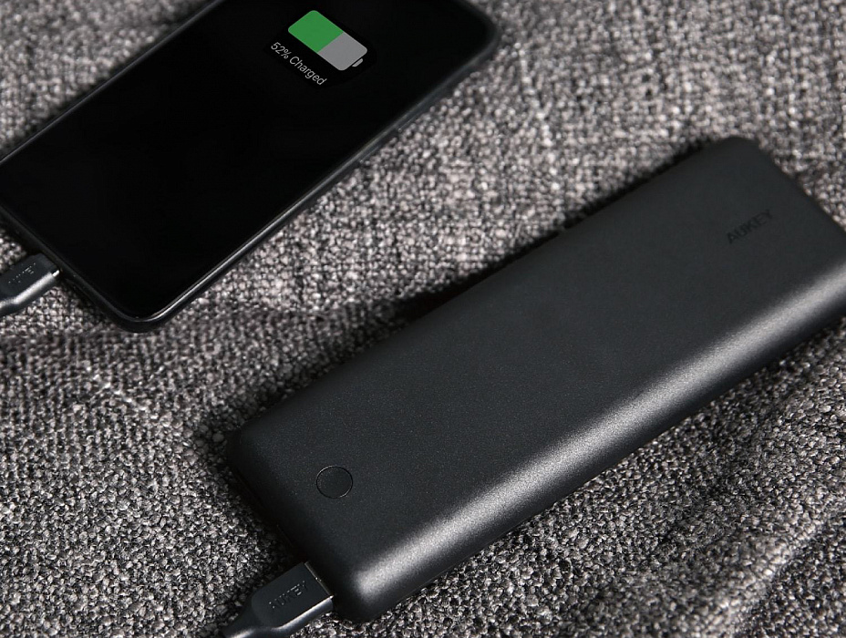 Внешний аккумулятор Aukey Power Bank (PB-XD20) 20100 mAh USB-C (Black) купить в интернет-магазине icover
